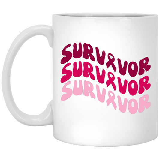 Survivor Retor White Mug