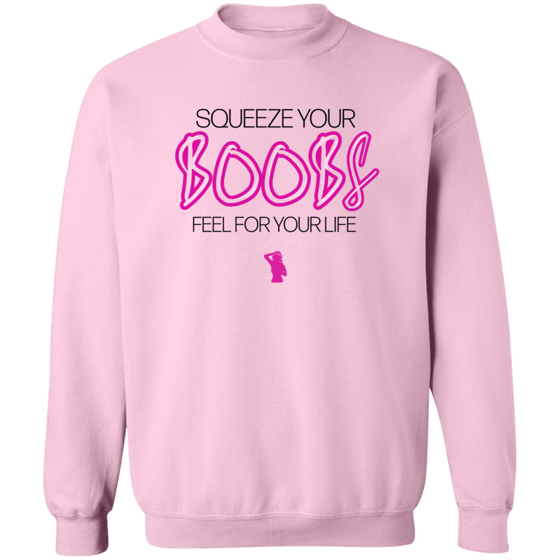 Squeeze Your Boobs Sweater Pink