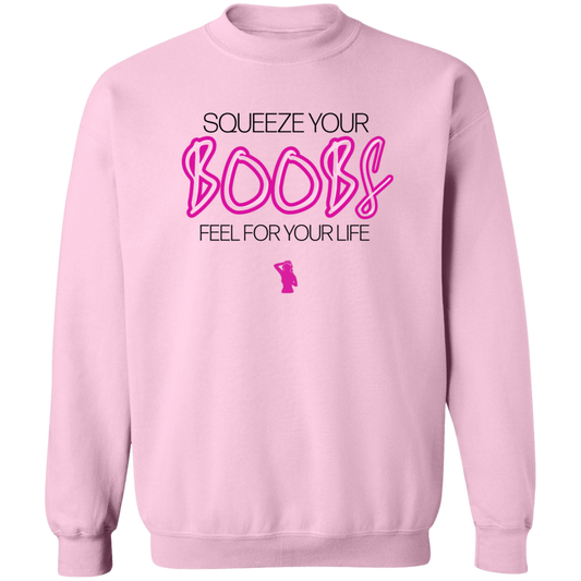 Squeeze Your Boobs Sweater Pink