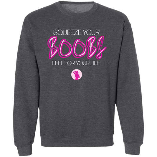 Squeeze Your Boobs Sweater Dark Gray