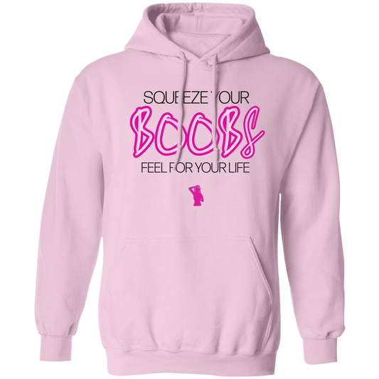 Squeeze Your Boobs Unisex Hoodie Pink