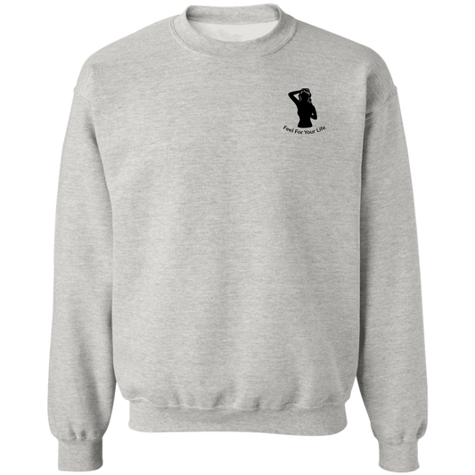 Feel For Your Life Sweatshirt 8 oz Gray