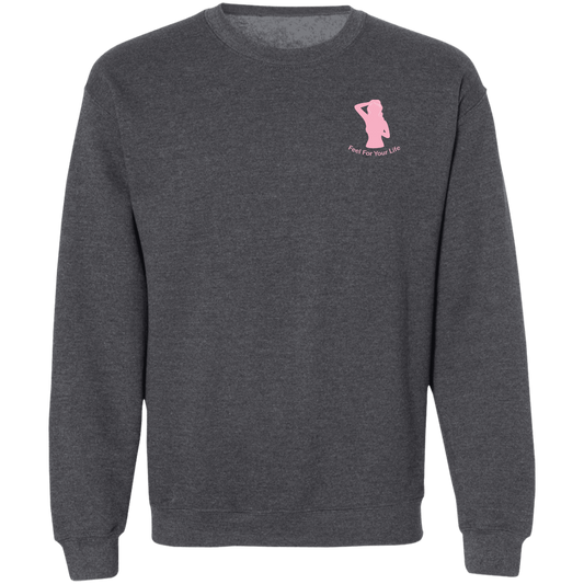 Feel For Your Life Sweatshirt Dark Gray Little Logo