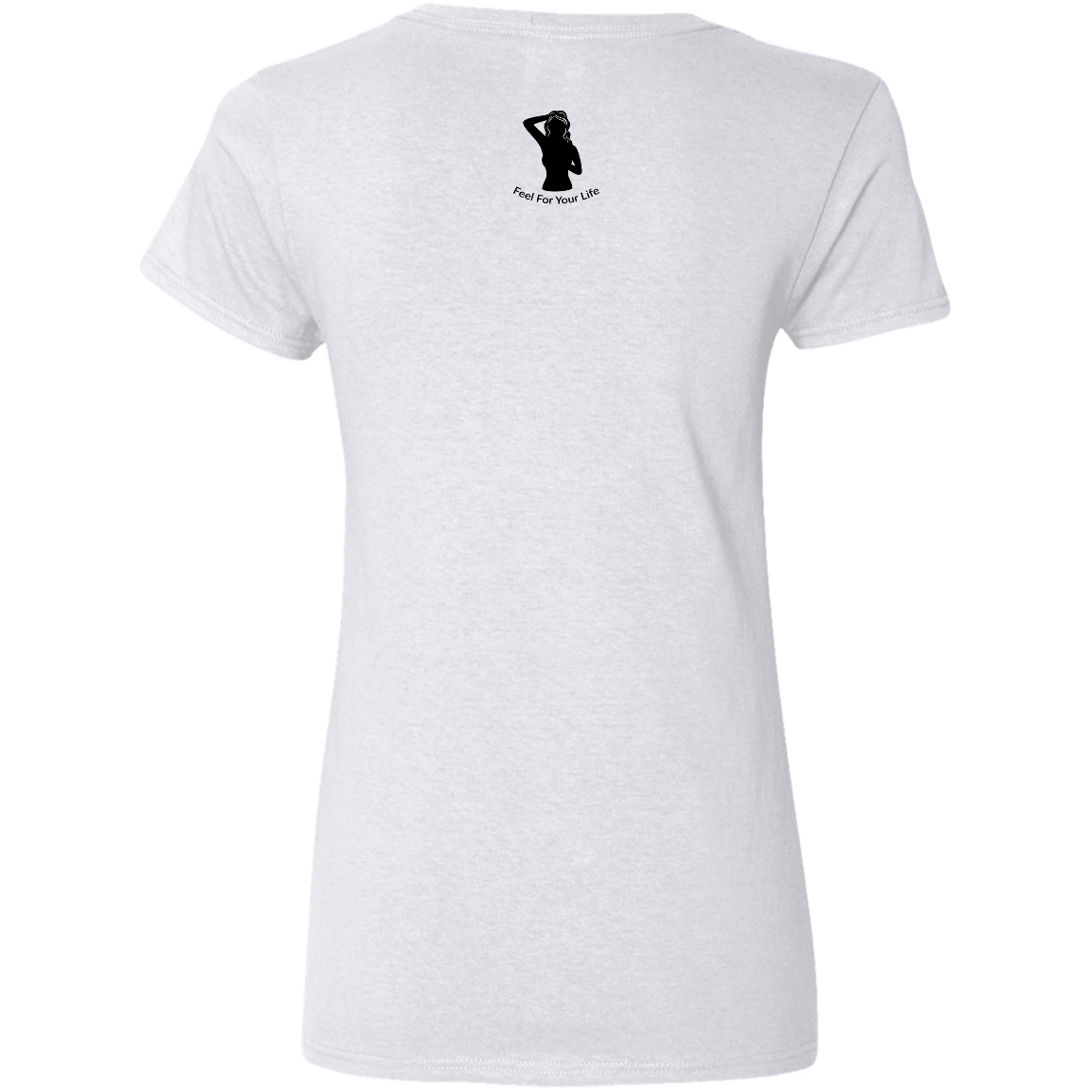 Previvor V-Neck T-Shirt White